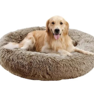 Cama Perro Mascota Antiestres Felpa 90cm