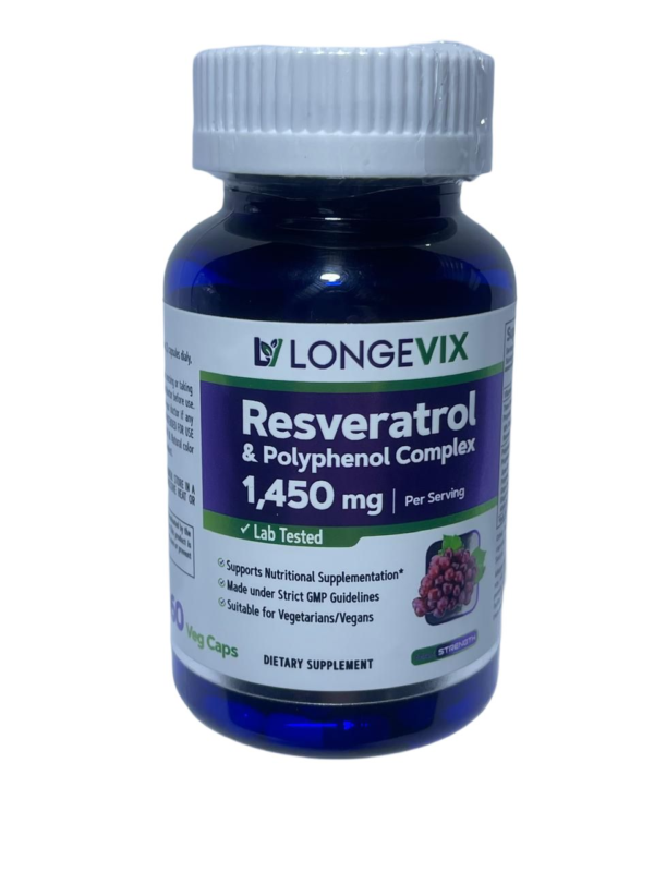 RESVERATROL LONGEVIX 60 CÁPSULAS