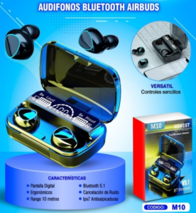 Audífonos Inalámbricos M10 TWS con Bluetooth - Image 5