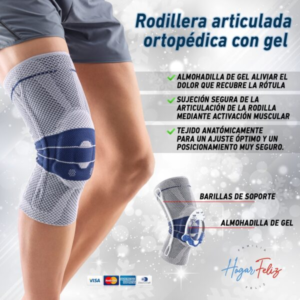 Rodillera Articulada Ortopédica con Gel