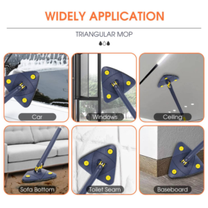 Mopa de limpieza ajustable giratoria 360 - Image 3