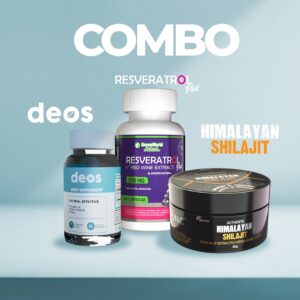1 PACK DEOS - RESVERATROL - SHILAJIT